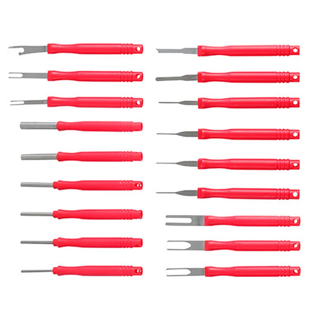 6/8/18/30/36st Nyckelverktyg för terminalborttagning, terminalstiftextraktor avdragare Reparationsborttagningsnyckelverktyg för bil