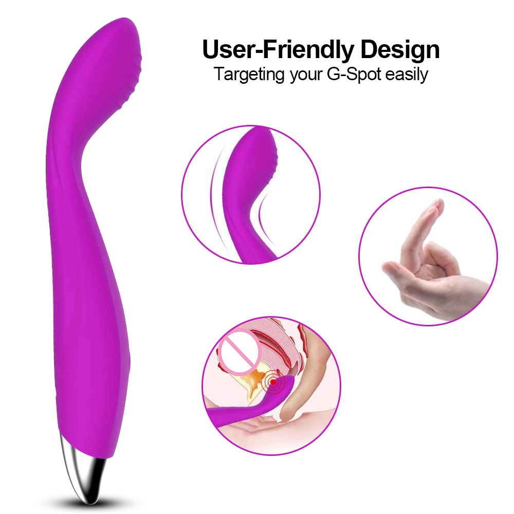 G-Spot Finger Vibrator Nipple Clitoris Stimulator Women Beginner Vaginal Massager 8s Orgasm