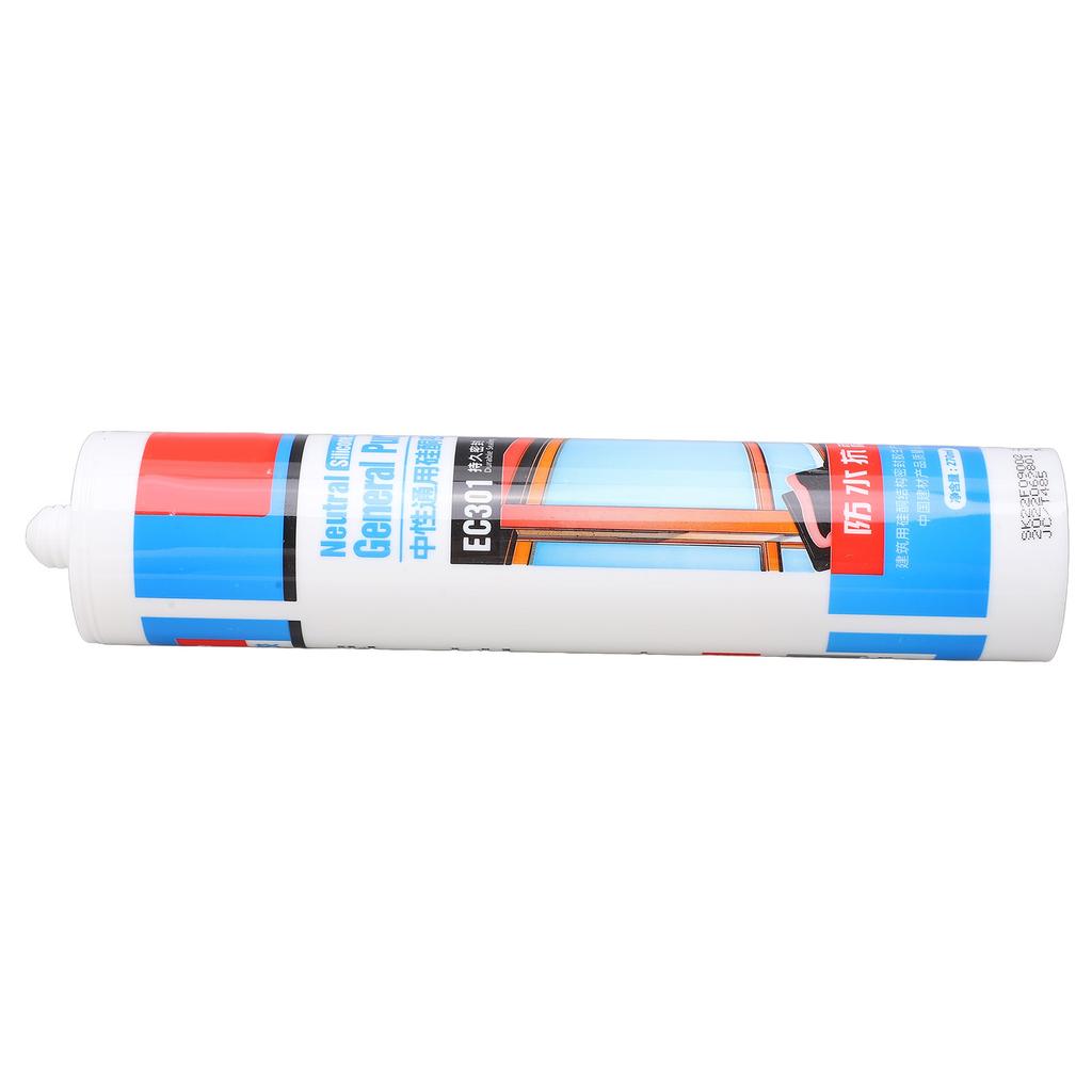 Silicone Sealant Waterproof Shock Resistant Transparent Glass Glue for Decoration 270ml