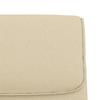 Cream Upholstered Bench 100 X 64 X 80 Cm Fabric