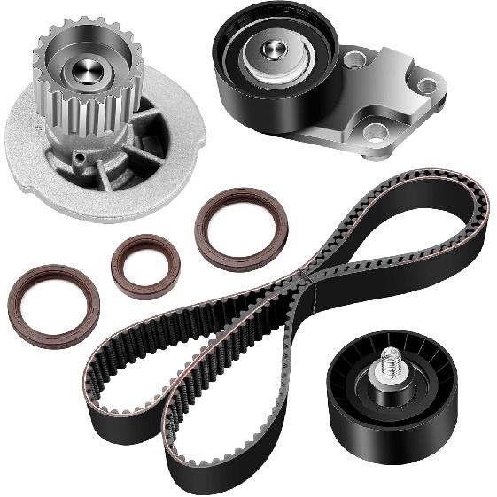 ECCPP Timing Belt Water Pump Kit Fits for 2004-2008 for Chevrolet AVEO AVEO5 TBK335 1.6L DOHC L4 16V VIN 6 E-TEC II