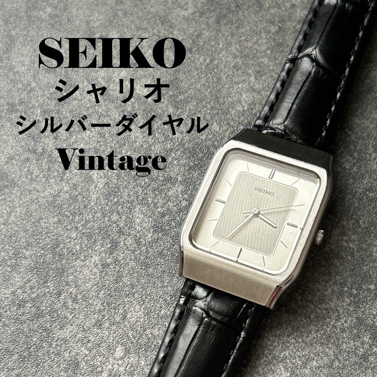 [Vintage] SEIKO Chariot Square Silver Dial