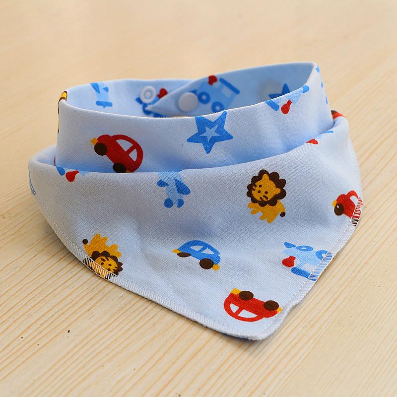 Haklapp Bomull Bandana Haklappar Baby Babador Matning Smock Spädbarn Burp-dukar Tecknad Saliv Handduk Bebis