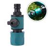 High Quality Practical Watering Flowers Hose Connector Accessories Valve Connect 10x3.5cm 1pcs ABS TPR Shut Off Adaptor