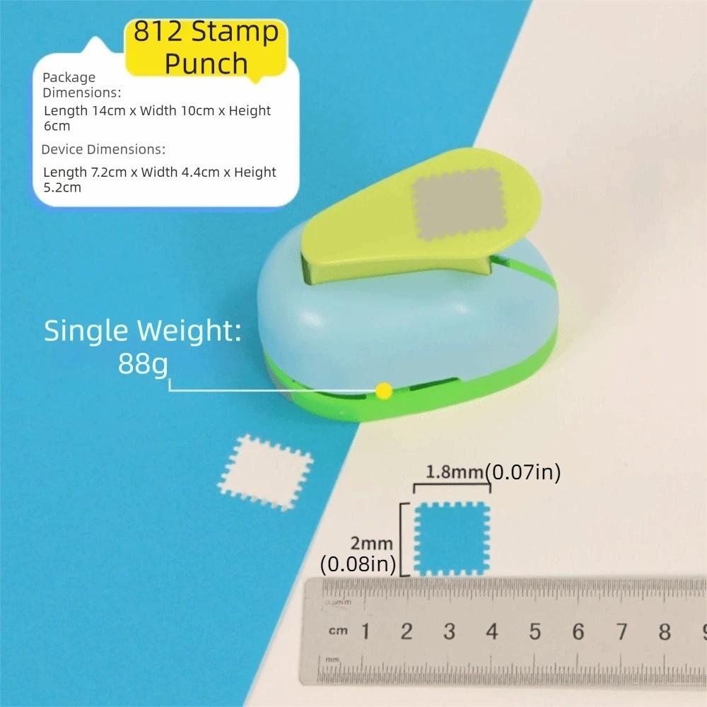 Stämpelform Stämpelkant Hålslagare Hålstansare Tillverkare Tandad Hålstansare Präglare Scrapbooking