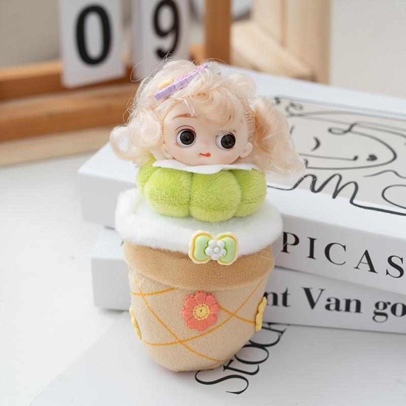 Toy Stuffed Cartoon Keychain With Pp Cotton Filling For Bag And Key Decoration