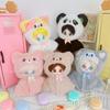 10cm Cotton Doll Clothes: Starfish & Normal Body Plush Outfits with Cat, Bear, Shawl, Vest