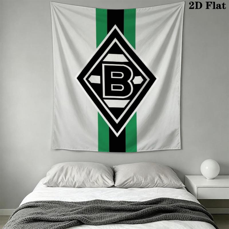 Borussia Wall Tapestry Aesthetic Wall Hanging Printed Fabric Blanket Decorative Tapestries for Bedroom Living Room Home Decor