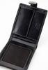 Wittchen Women's Leather Wallet With Stitching, Black, Natural Leather