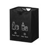 60L Empty Bottle Storage Basket with Handle Large Capacity Dirty Clothes Basket Categorized Storage Foldable Garbage Bin