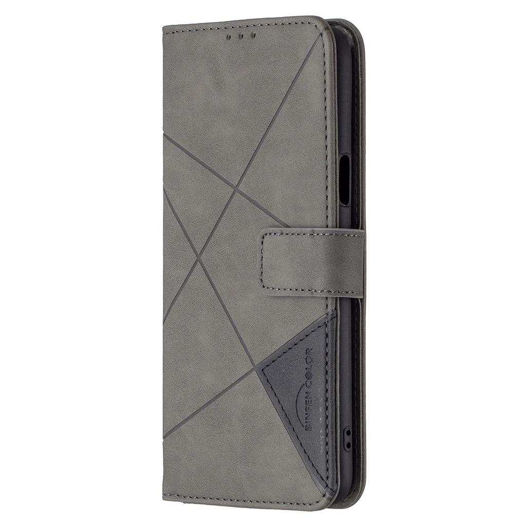 Modische Luxus-Geldbörse mit magnetischem Verschluss, Klapp-Lederhülle für LG K42, Stoßfeste Stoßstange, Weiche Business-Rückabdeckung