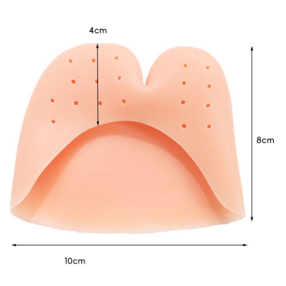1 Pair Silicone Toe Protector Sleeve Elastic Metatarsal Cushion  Dance Practice