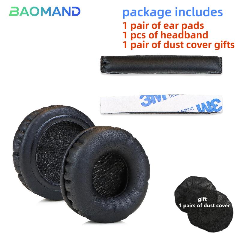 1 Set Replacement Ear Pads Earpads Headband for Sennheiser PX100 PX80 PX90 Headphones Memory Foam Ear Cushion Cover