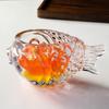 Transparent Pufferfish-shaped Glass Cup Thick Wine Glass Drinkware Fish-shaped Glass  Home Bar