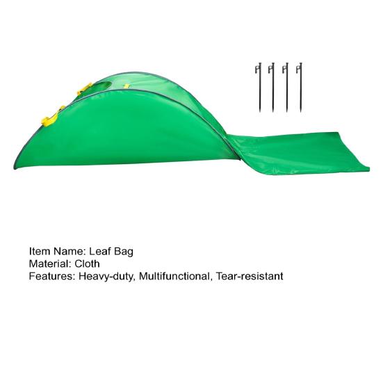 Leaf Collector Foldable Dustpan Portable Pop-Up Leaf Bag Leaf Pick Up Tool Reusable Garden Waste Bag for Yard Leaves Lawn Trash