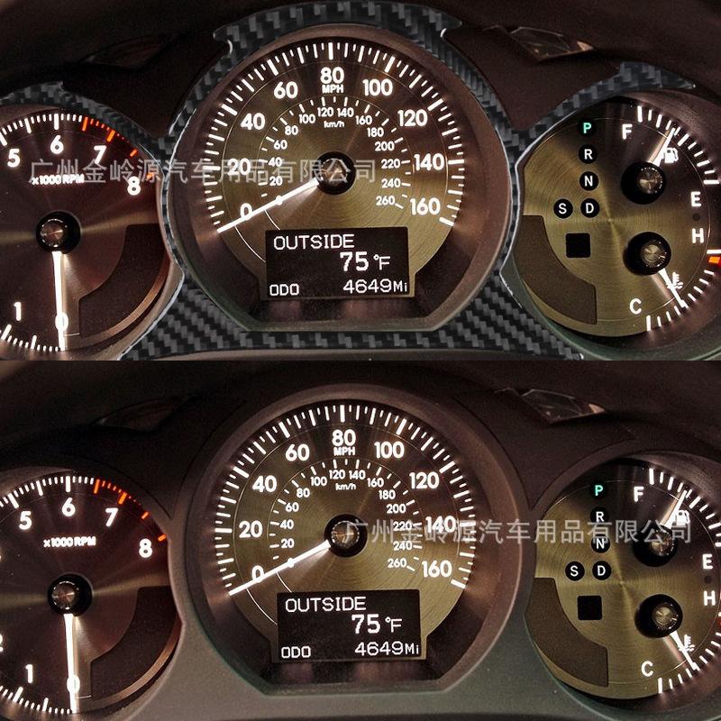 Suitable for Lexus GS 06-11 carbon fiber speedometer panel decoration car interior modification accessories