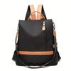 Fashion Anti-Theft Backpack, Preppy College School Daypack, Women's Casual Travel Commute Knapsack