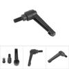 Black Color Clamping Lever Adjustable Handle with External Thread (M8*16)