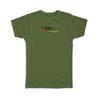 Gift T-Shirt : Jersey Flag Colors Travel Expat Country Minimalist