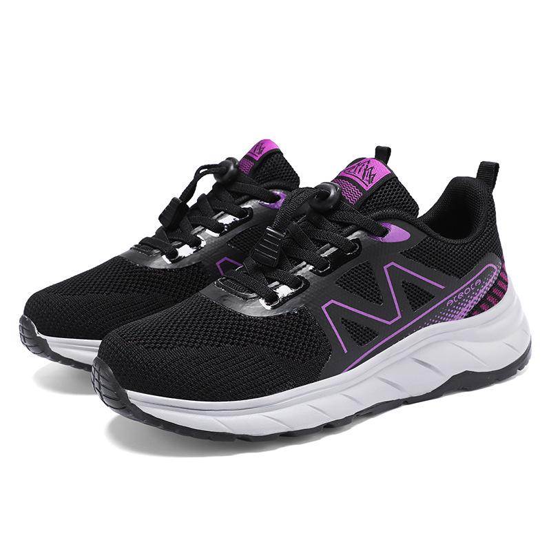 Spring Lightweight Non-Slip Sneakers for Middle-Aged and Elderly Women - Comfortable, Breathable Soft Sole Walking Shoes