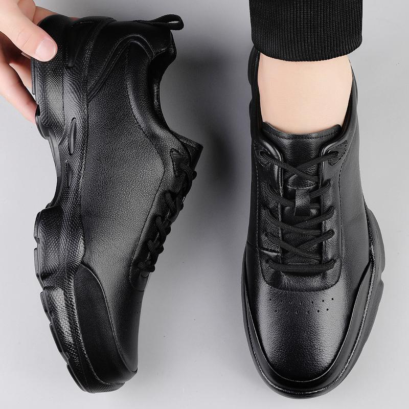 Modă Adidași Bărbați Antiderapanți Piele Naturală Sosire Nouă Pantofi Casual Bărbați Pantofi Sport cu Talpă Moale la Modă Încălțăminte Confortabilă pentru Alergat Bărbați