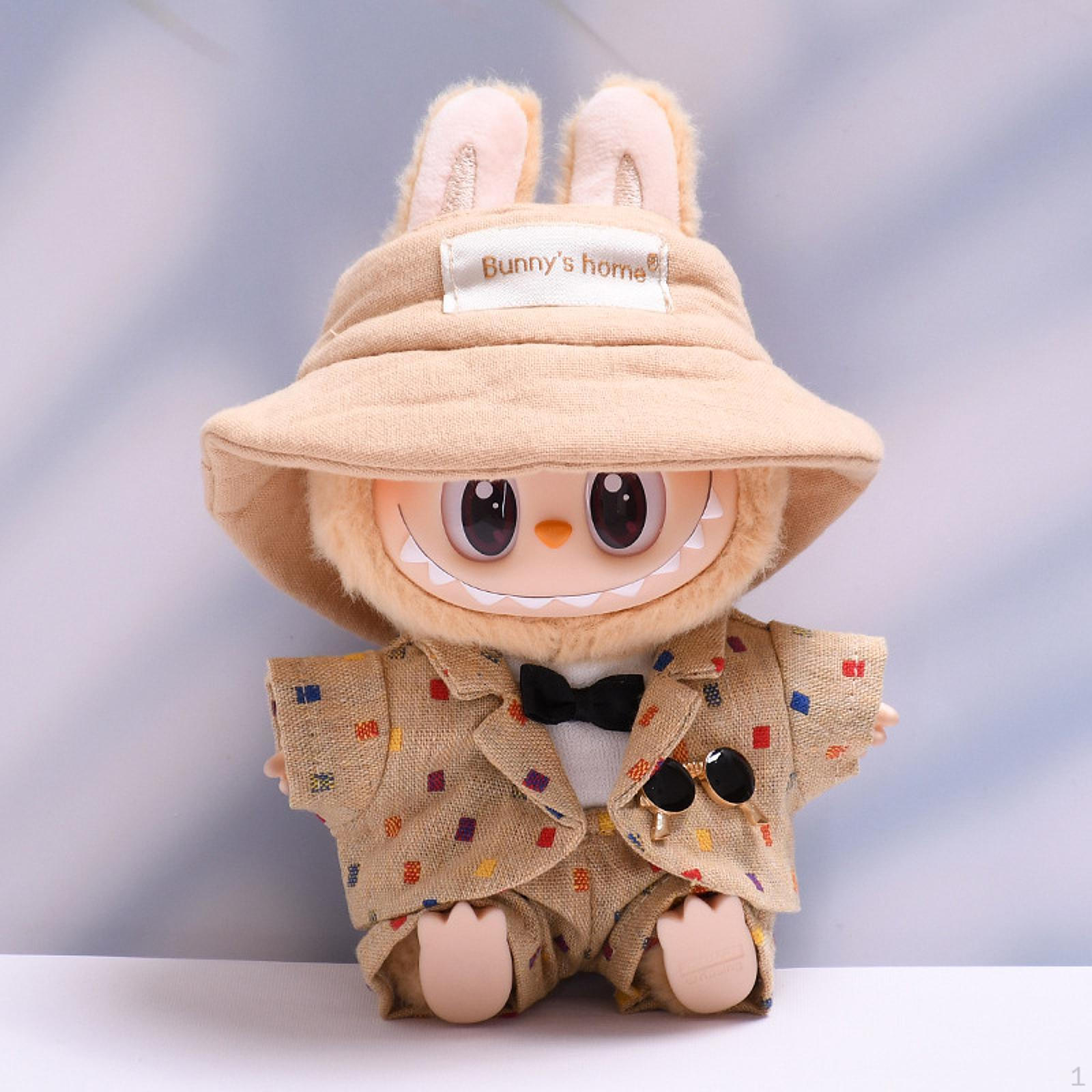 

Плюшевая кукла одежда костюмы своими руками с шапкой куртка наряд 15 см 17 см хаки Khaki