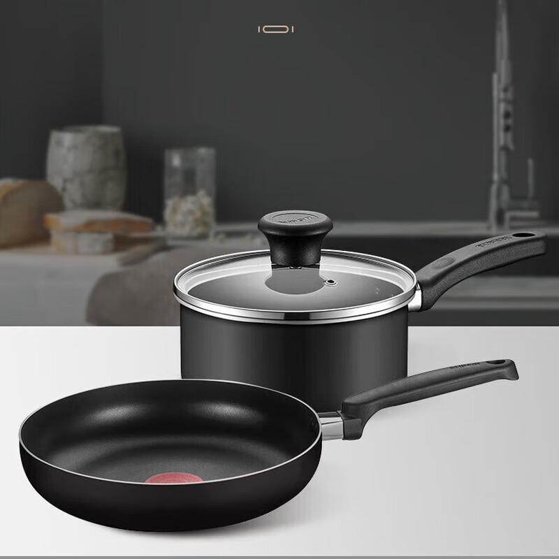 Supor 304 Stainless Steel Frying Milk Pan Cookware Set