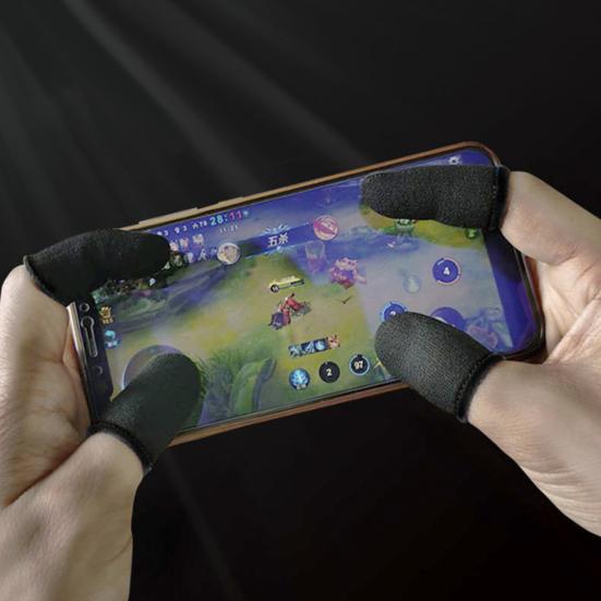Manicotto per Dita Traspirante Antiscivolo per Touch Screen di Giochi su Cellulare Controller