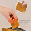 Silicone Finger Clip Tongs Non-Slip Finger Food Tongs Reusable Finger Grip Tongs for Eating Fried Chicken Chips Snacks Home Travel Use