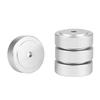 4PCS 30*10mm Aluminum Alloy Amplifier Feet   Amplifier Pads Feet Silver