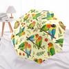 1 PC Automatic Folding Umbrella - Cute Parrot Pattern, Portable & Foldable Design with 8 Ribs, Christmas Birthday Gifts