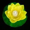 Waterproof Artificial Lotus Lamp LED Electronic Candle Lotus Night Light  Swimming Pool