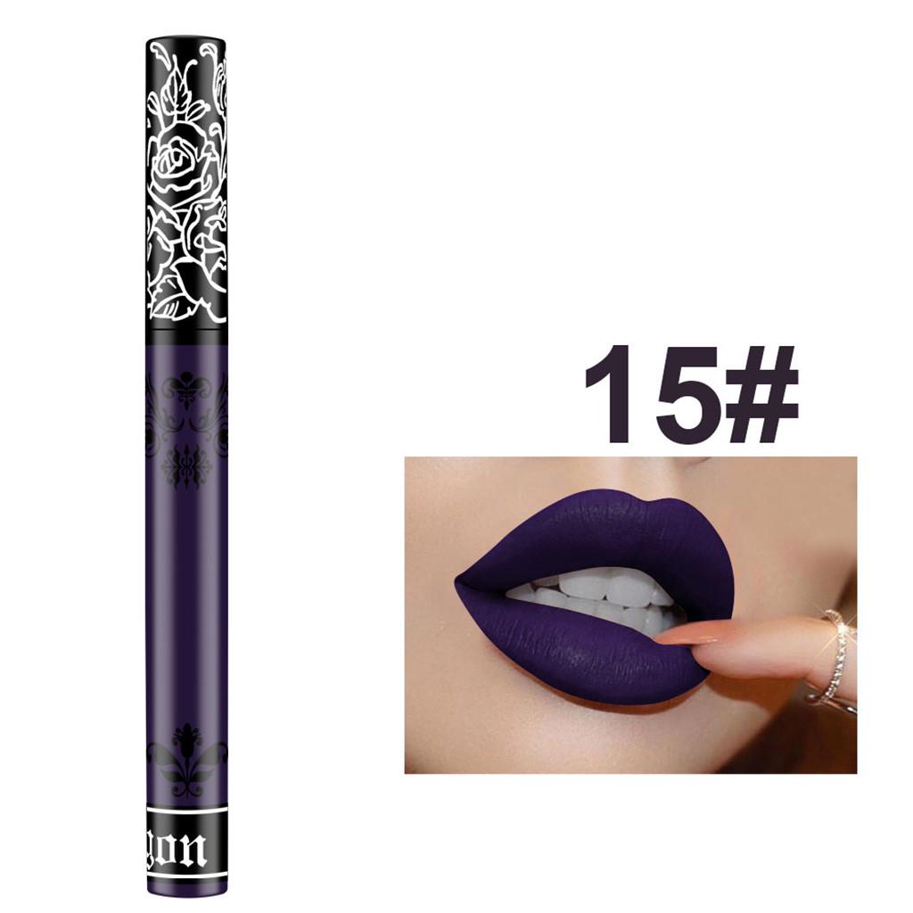 Womens Beauty Long Lasting Lip Liquid Lipstick Lip Gloss Makeup 6ml