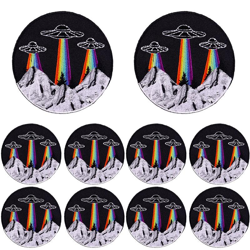 5 szt./Partie Księżyc Motyl Taśma Kwiat Haftowana Naszywka Kreskówkowe Naszywki Na Ubrania DIY Naszywki Do Naprasowywania Na Ubrania Naklejki Do Naszywania