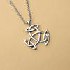 Jewelry Sales Hollow Trendy Man Pendant Kink Titanium Steel Necklace