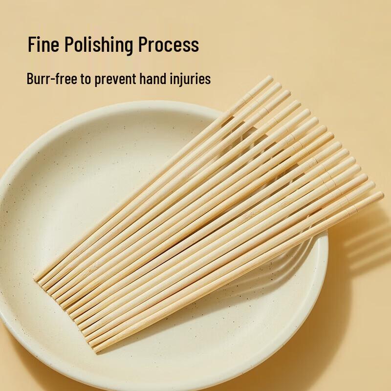 COOKER KING Individually Wrapped Disposable Bamboo Chopsticks