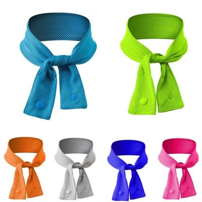 Chłodząca Lodowa Chusta Letnia Szybkoschnące Opaski na Szyję Pochłaniające Pot Ścierka Oddychająca Wielokolorowa Outdoor Kolarstwo Sporty Lodowa Bandana