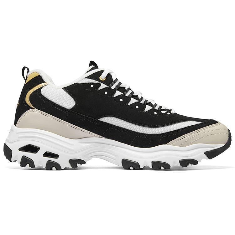 Skechers D'lites Sneakers 'Black Beige White' 894268-BKGD