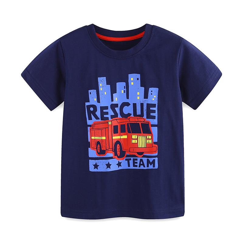 AostaBetty Summer Boys European Style Short Sleeve Set - Fashionable Children s Clothing 4 Years, 110 cm