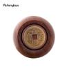 Copper Rotate Round Wooden Traditional Fashion Stick Decorative Cospaly Party Wood Cane Halloween Wand 95cm