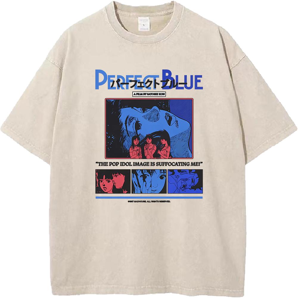 

Vintage Manga Graphic Tshirt Harajuku Washed Oversized T Shirt For Mens Womens Clothing Summer Cotton Short Sleeve Tees Tops S