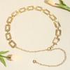 Metal Western Cowgirl Waist Chain Belt Adjustable Decorated Waist Belt  for Dresses/Jeans/Sweaters