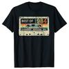Vintage 1984 Limited Edition Cassette Tape 41th Birthday Gifts Mens Awesome TShirt Graphic Tee Tops Daddy Husband Presents