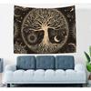 VIKAMA Sun Moon And Stars Tree Of Life Tapestry Ambient GalaxyStyle Wall Decoration Living Room And Bedroom Decorative Hanging