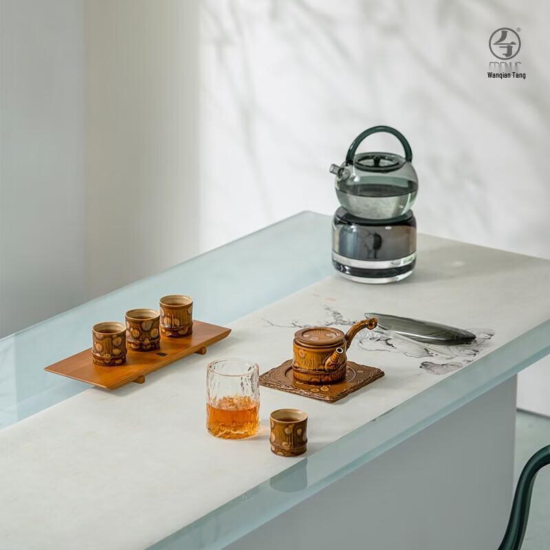 Wanqiantang Bamboo Forest Ceramic Tea Set