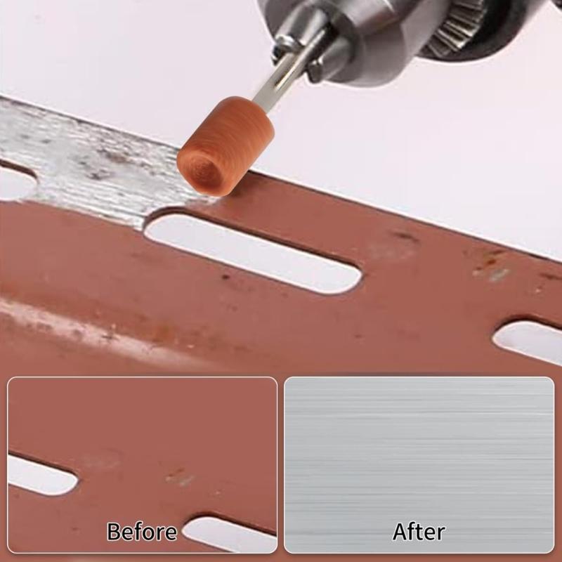 120Pcs Sanding Bit for Rotary Tool Strong Grinding Stone Bit with 1/8" Shank Aluminum Oxide Sanding Accessories