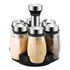 Glass Spice Jars and Condiment Containers