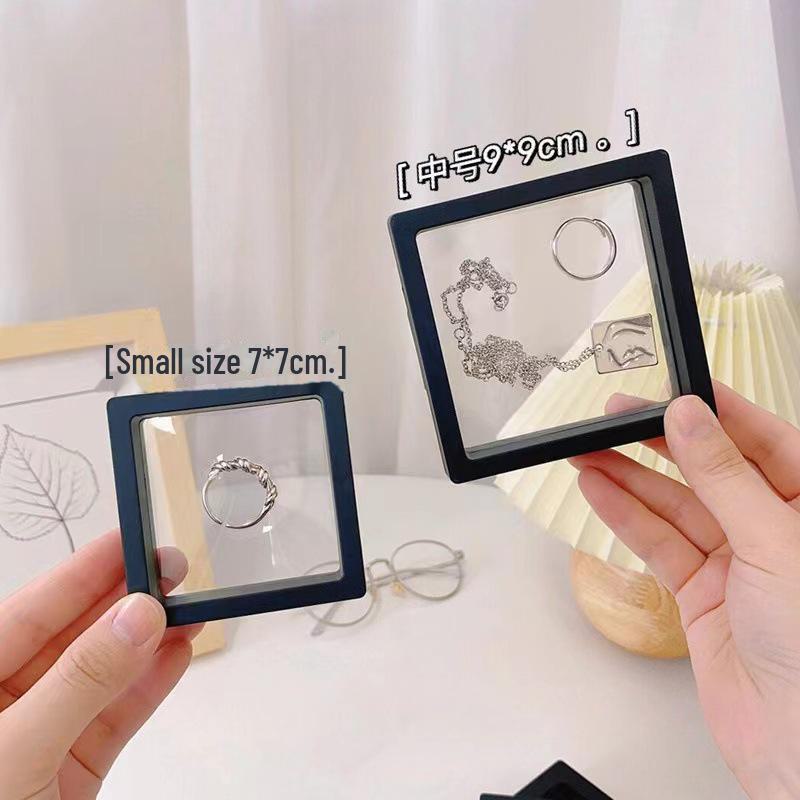 Genomskinlig Anti-Oxidations PE-film Smyckesdisplaylåda - Förseglad Dammtät Armbandshållare