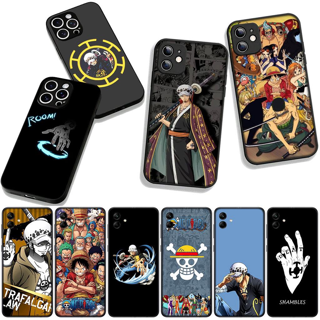 Luffy Trafalgar Water Law One Pieces for Samsung Galaxy A36 A17 A26 A07 A35 A54 A53 A13 A33 A34 S8 S9 S20 S21 FE S10 Plus Case