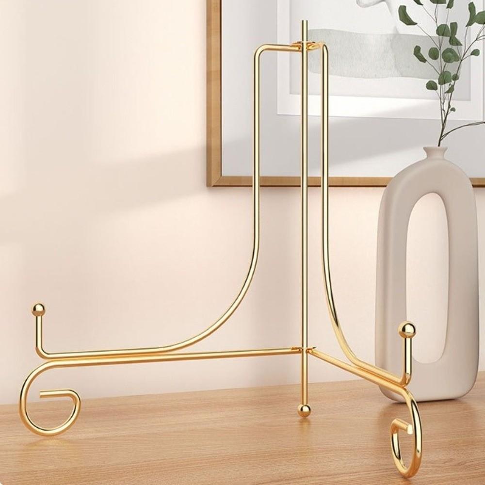 4 6 8 10 12inch Plate Stands Iron Metal Easel Rack Durable Display Stand  Bowl Picture Frame